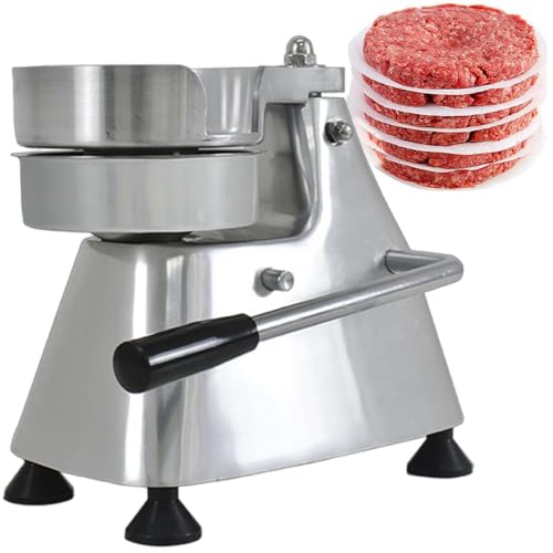 Machine à hamburger manuelle en acier inoxydable avec 500 papiers à steak