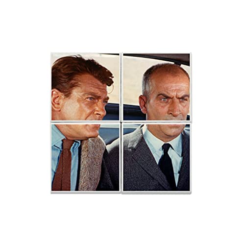 Fantomas Louis de Funès carreaux céramique 20x20 photo star cinéma français