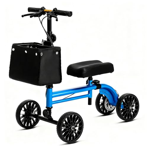 VitaSophy Knee Scooter with Disc Brake, Steerable Knee...