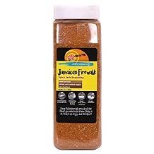 Dizzy Pig Jamaican Firewalk Spicy Jerk Seasoning Rub Quart Shaker - Seasons Around 120lbs of Food - Hand Made in the USA - MSG Free, Gluten Free
