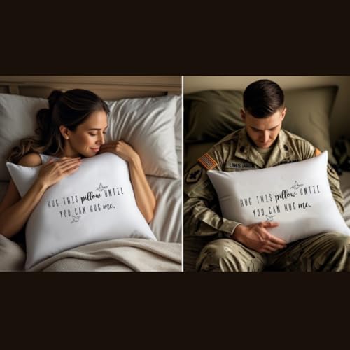 Oh, Susannah Hug This Pillow Until You Can Hug Me Pillowcase Box, Original Design, Long Distance Relationship Gifts, Sublimation Print, Standard (20"x30")