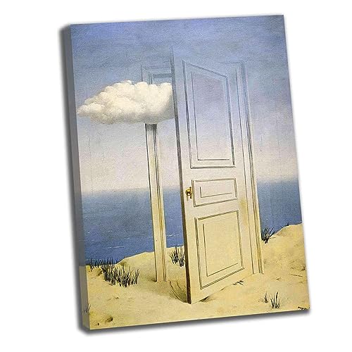Tableaux d'art mural Rene Magritte La victoire toile encadree 65x91cm salon et chambre