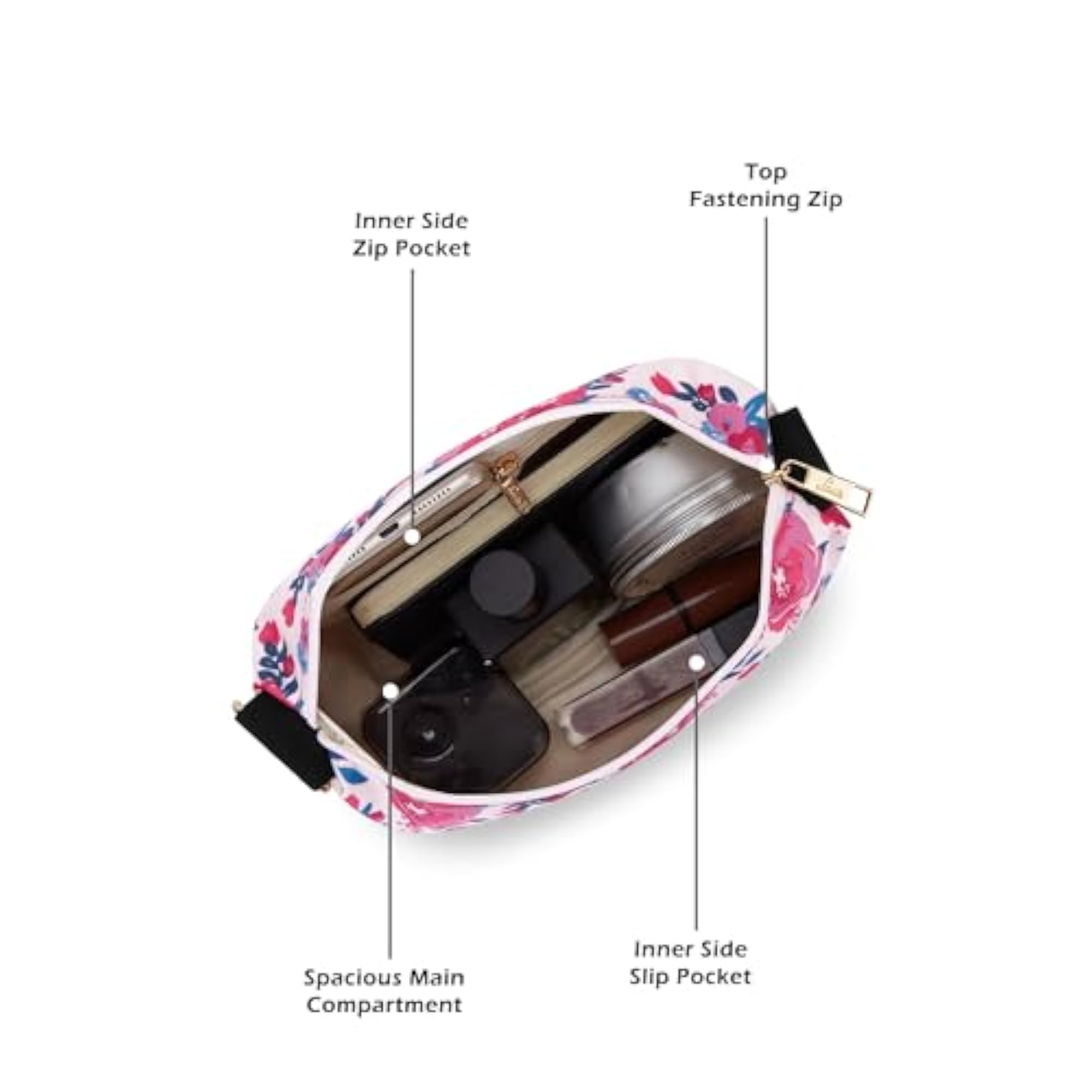 Women's Trixie Floral Cross Body Sling Bag