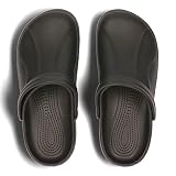 PLAME Męskie Chodaki z Pianki EVA Lekkie Letnie Buty Ogrodowe 41-46 EU/Czarny, 41
