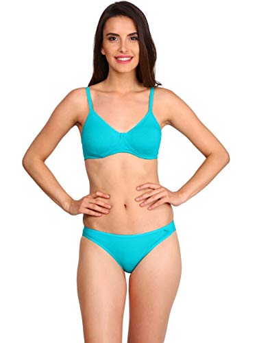 Image of Jockey 1722 Women's Wirefree Non Padded Super Combed Cotton Elastane Stretch Medium Coverage Everyday Bra with Concealed Shaper Panel and Adjustable Straps