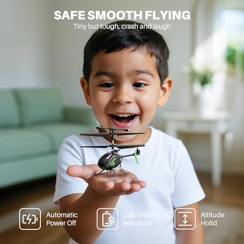 image for SYMA S100 Mini RC Helicopter with Gyro Stabilizer, Altitude Hold, 3.5 
