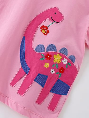 Image of Toddler Baby Girl Short Sleeve Giraffe T-Shirt Ruffle Sleeve Cotton Unicorn Tank Tops Tee