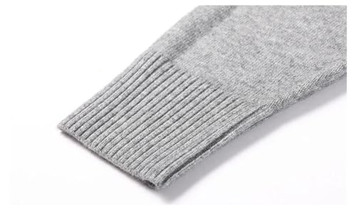 Men Woolen Knit Pullover V Neck Sweater Black for Winter Casual Jumper3