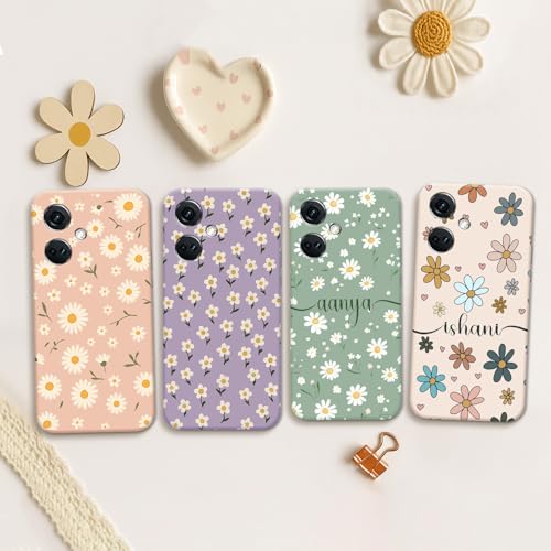 Image of COLORflow Back Cover Compatible with OnePlus Nord CE 3 5G | Daisy Garden Customized Back Cover Compatible with OnePlus Nord CE 3 5G