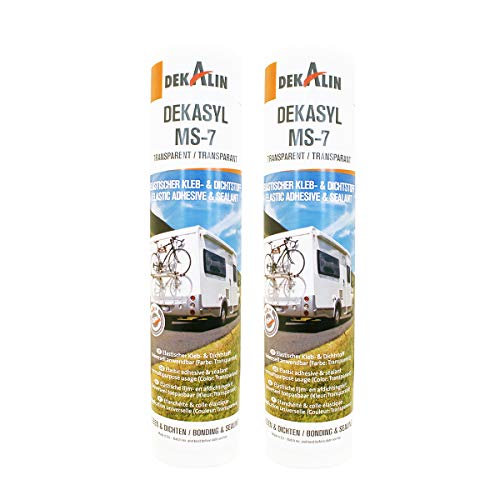 2 cartuchos transparentes Dekasyl MS-7 de 290 ml Cover