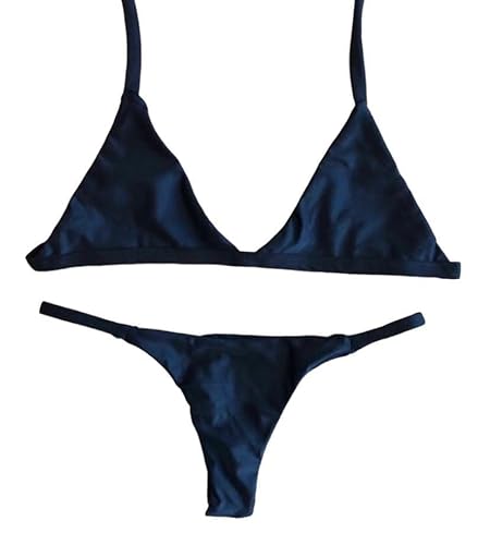 Biquíni basic moda top triângulo calcinha fita M (Vermelho)