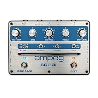 MODERN AMPEG RIG IN A BOX: The Ampeg SGT-DI delivers iconic SVT and B15 voicings, Super Grit Technology overdrive and legendary Ampeg tone in a compact pedal preamp and DI. ADVANCED TONE SHAPING: Foot-switchable 3-band EQ with sweepable mids, Ultra-H...
