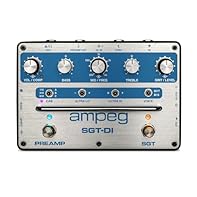 MODERN AMPEG RIG IN A BOX: The Ampeg SGT-DI delivers iconic SVT and B15 voicings, Super Grit Technology overdrive and legendary Ampeg tone in a compact pedal preamp and DI. ADVANCED TONE SHAPING: Foot-switchable 3-band EQ with sweepable mids, Ultra-H...