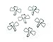 Butler in the Home Shamrock Clover Shaped Paper Clips Great for Paper Clip Collectors or Office Gift - Comes in Round Tin with Lid and Gift Box (100 Count Green)