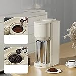 QJRGUY Automatic American Coffee Machine Grinding Integrated Small Portable Insulation Accompanying Cup - Image 2