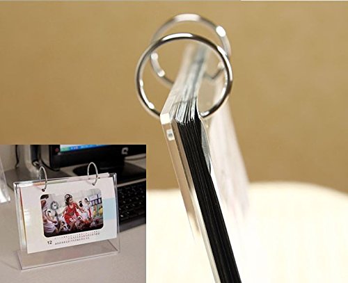 Clear Slant Back Acrylic Sign Holder,Frames Desktop Display Holder"L" Type with Vertical Stand Menu Holders,Photo Clip 13 Shows 26 Photos Photography Studio/Album Horizontal 4x6"