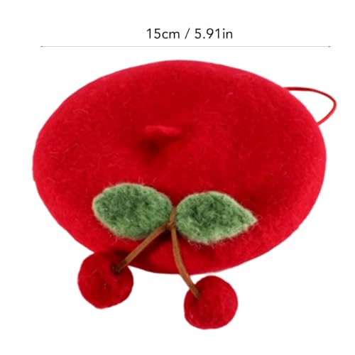 Sombrero de boina para mascotas sin lazos molestos que estresen a los gatos en sesiones de fotos 7