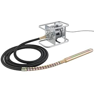 Arebos Hand – betonmengaar | 580 W – 1500 W | elektrisch | flexibele golf | continu gebruik (1500 W 6 M Lengte kabel)