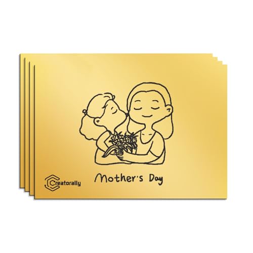 Creatorally Plaque Acrylique pour Gravure Laser, Plastique à Graver Bicouche 30x20 cm 1,3mm,...