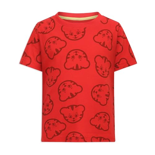 Daniel Tiger's Boys 4 Pack Short Sleeve T-Shirt for Toddler to Big Kids2