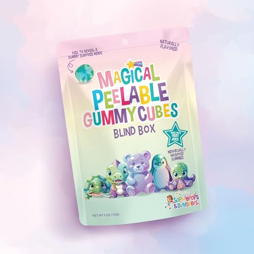 Cubos de gomita desmontables caja ciega 5 oz 6 piezas miniatura 5