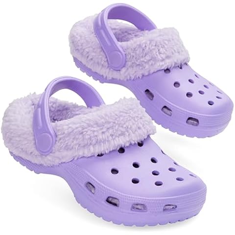 CityComfort Fleece Lined Winter Clogs for Kids Cover