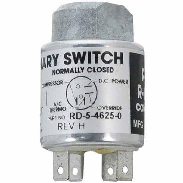 Replacement for Volvo WIA Year 1989 1224V 4 Terminal TRINARY Switch for Low HIGH Fan by Technical Precision