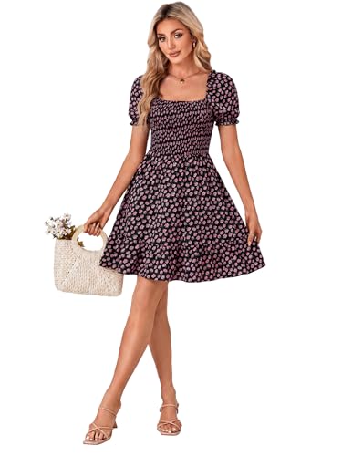 Image of Rooscier Women's Summer Boho Mini Dress
