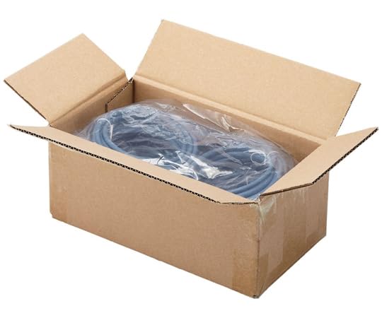 Elecom LD-CTT/BU2/RS1 LAN Cable, CAT5e Compliant, EU RoHS Directive Compliant, Nail Break Prevention, Simple Packaging Specifications, 6.6 ft (2 m), Blue, Set of 10