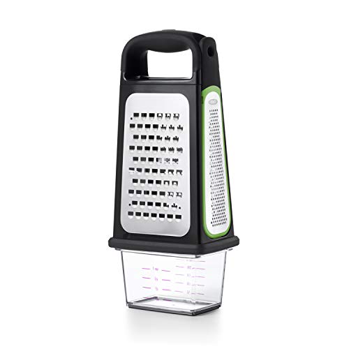 Comparison: Best Box Cheese Grater 11 OXO Good Grips Etched Box Grater with Removable Zester | Ideal for Grating Cheese or Zesting Fruits | Storage Container Included | 4 Sided Grater | Comfortable Handle