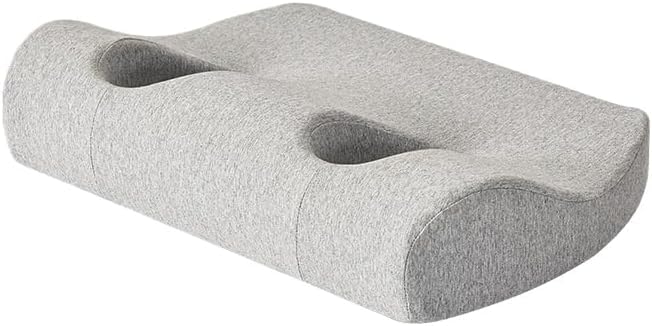 Cuscino Memory Foam Con Foro Per L'Orecchio - Per Chi Dorme Di Lato, Grigio Chiaro - Foto 13