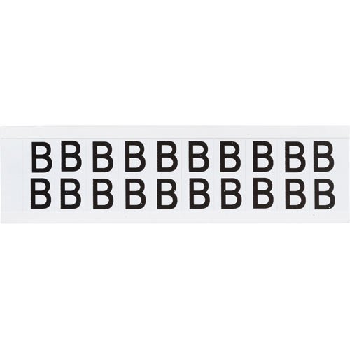 Brady 9712-B, 97631 97 Series Indoor/Outdoor Number and Letter, (Pack of 50 Cards)