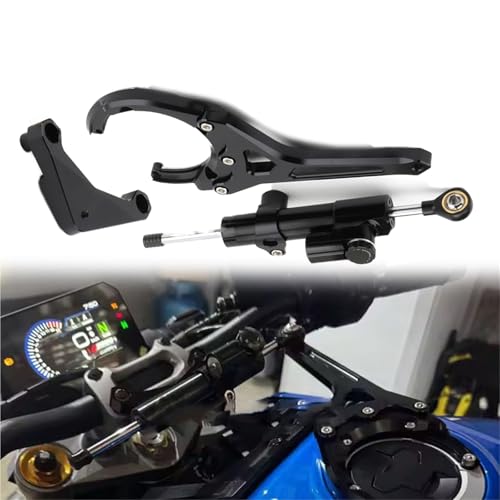 Kit fixation amortisseur direction Suzuki GSX-S1000GT support noir stable