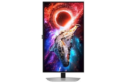 Image of Samsung Odyssey OLED G8 Gaming Monitor (27 inch) 4K UHD, 240 Hz, 0.03ms(GTG), G-Sync, FreeSync Premium Pro, DP, HDMI, USB Ports, Height, Tilt, Swivel, Pivot Adjust Stand, (LS27HG800SWXXL, Silver)