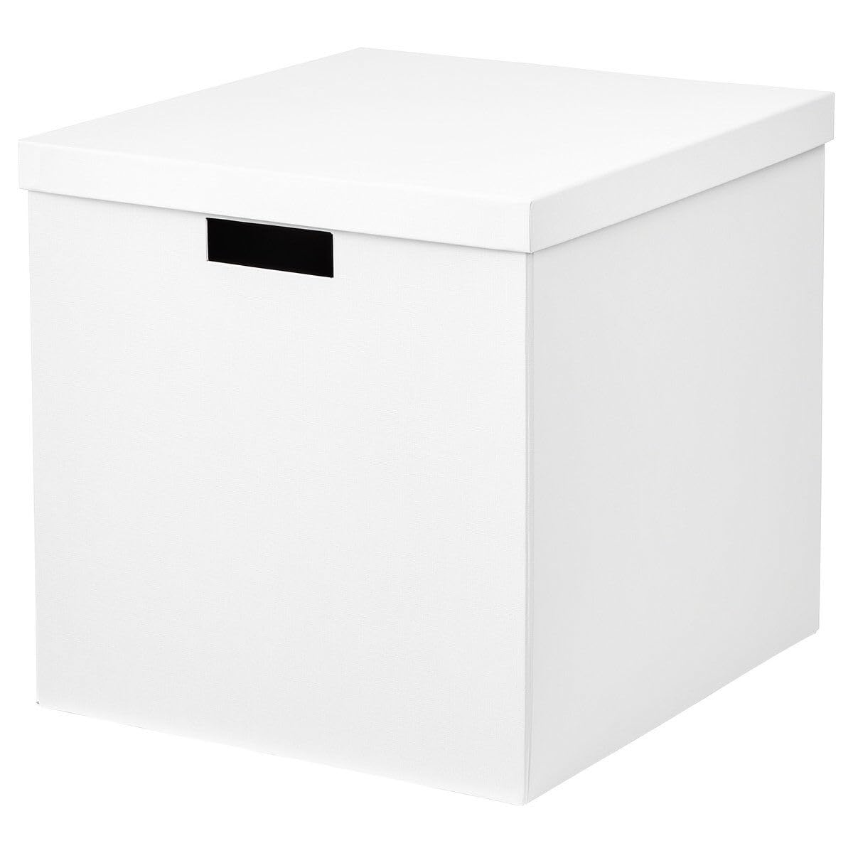 Boîte de rangement pliable blanche 32 x 32 x 35 cm cube de rangement maison