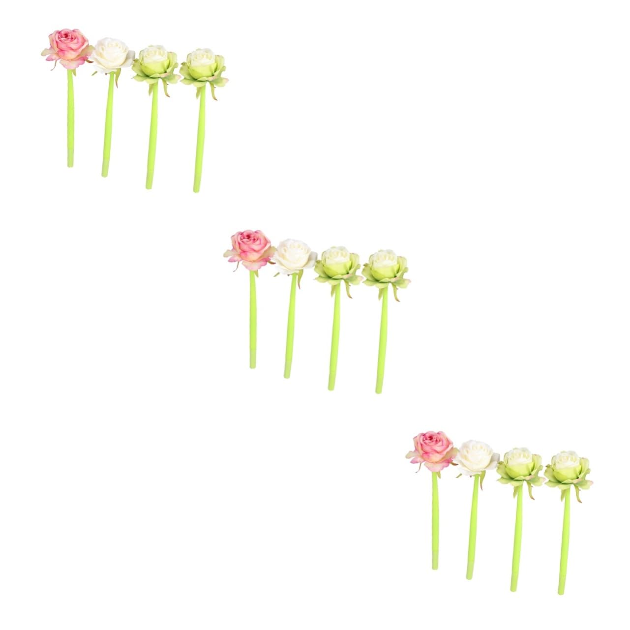 MAGICLULU 12pièces Stylo Gel Rose Stylos Créatifs Et Romantiques Pour École Bureau Et Usage Personnel Encre Bleue Plusieurs styles
