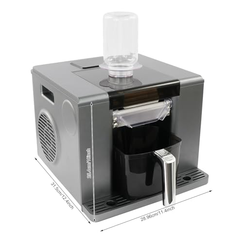 Máquina de Hielo Rallado Comercial 280W con 18 Moldes y Panel Táctil miniatura 6
