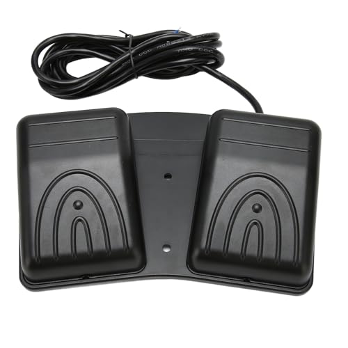 Pedal de interruptor de pie doble autobloqueo impermeable para controlador de alta potencia