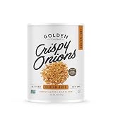 Golden Farms Crispy Fried Onions - Kosher, Vegan, NON-GMO, Gluten Free - 16 Oz (Two Pack, 8oz each) Great on Salads, Burgers and Green Bean Casseroles