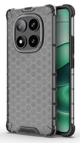 Image of Glasgow Back Case Cover Designed for [ Mi Redmi Note 14 Pro 5G ] (Stylish Look | Shock Proof) - Black