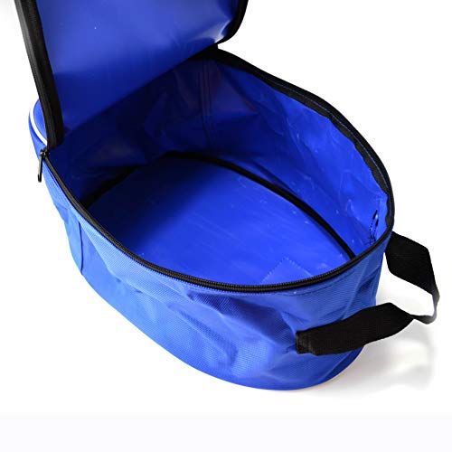 Leonark Fencing Epee Foil Saber Mask Protective Bag - Portable Handbag - Storage Bag For Fencing Mask (Blue Pro) #TOP5