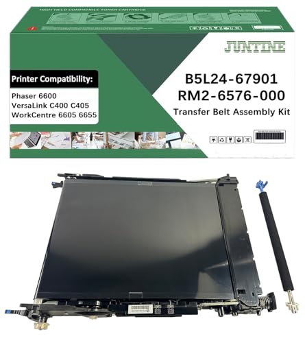 JUNTINE B5L24-67901 Transfer Belt Assembly Kit Replacement for HP B5L24-67901 RM2-6576-000 Transfer Belt Assembly Kit Compatible with HP Laserjet M552 M553 M554 M555 M577 Printers(1-Pack)
