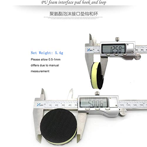 Mousse Interface Pad 50mm Ponceuse Support Pad pour Éliminer les Vibrations et Rayures - 4