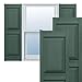 Ekena Millwork LP2C12X02900FG Custom Two Equal Panels, Raised PanelShutter (Per Pair)12"W x 29"HForest Green