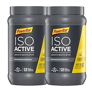 Powerbar ISOACTIVE 600g + GRATIS Womanda druivensuiker (citroen)