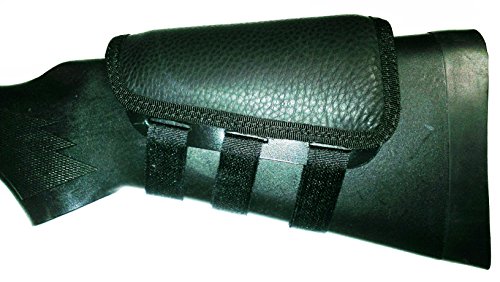Rifle Cheek Pad / Cheek Riser / CheekRest by ITC Marksmanship / Black Leather