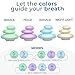 Mindsight 'Breathing Buddha' Guided Visual Meditation Tool for Mindfulness | Slow Your Breathing & Calm Your Mind for Stress & Anxiety Relief | Perfect for Adults & Kids (Multicolor, Pebble (Sound))