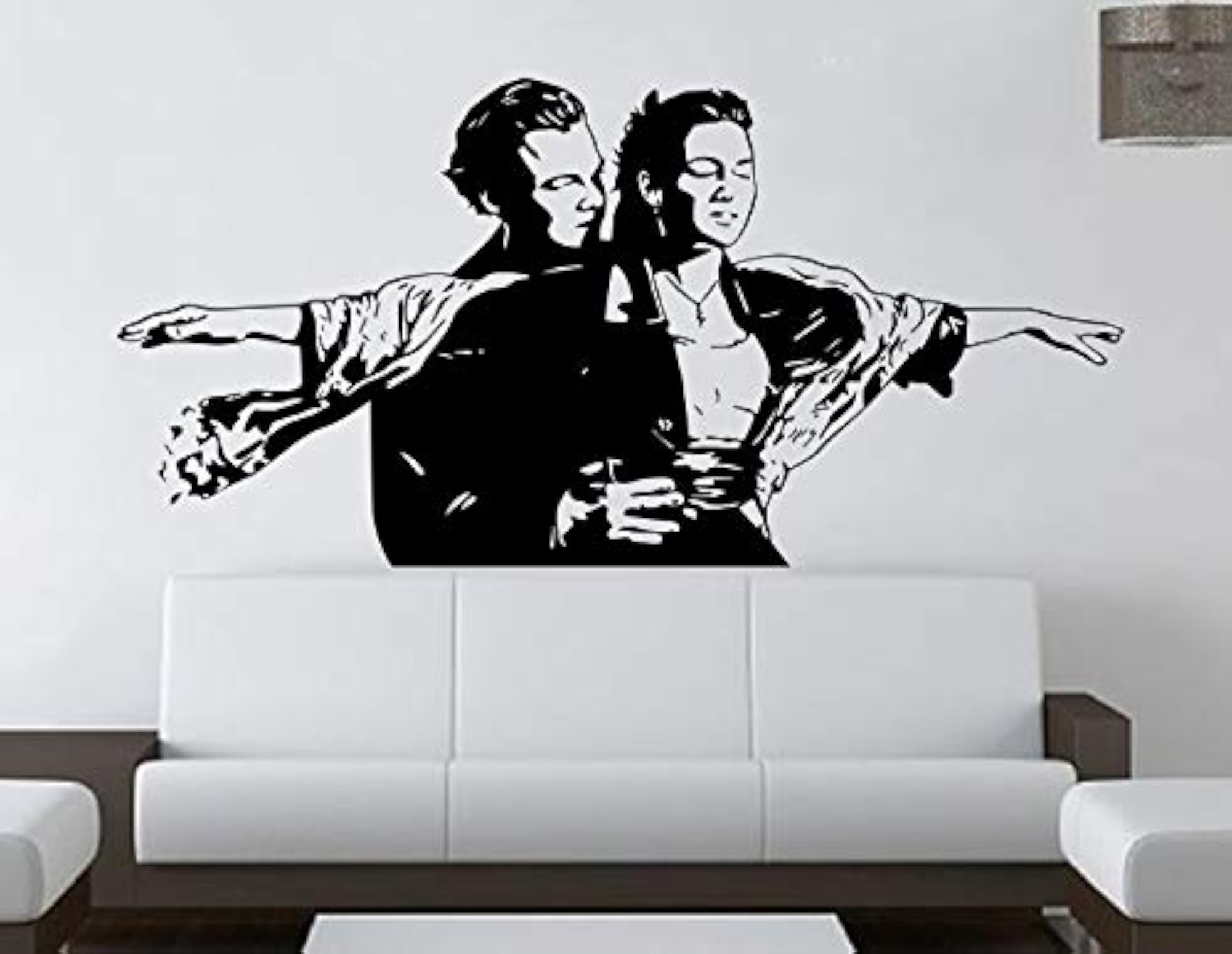 Titanic Jack & Rose Medium Vinyl Wallstickers