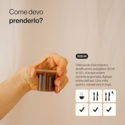 Detox Con Papaya, Equiseto, Tarassaco, Carciofo, Erba Mate, Guaranà, Tè Matcha E Prebiotici - Comfort Digestivo - Senza Zuccheri Né Edulcoranti Aggiunti - 500 Ml - Zenement - 3