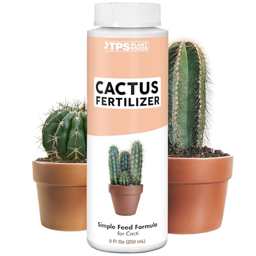 TPS NUTRIENTS Cactus Fertilizer for Cacti and All Desert Plants, Liquid Plant Food 8 oz (250mL)